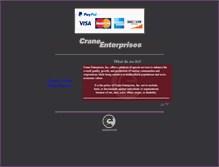 Tablet Screenshot of crane-enterprises.com